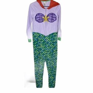 Disney Womens Little Mermaid Pajama Suit Size XS